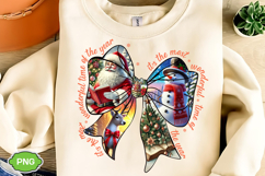 It&#039;s The Most Wonderful Time Of The Year PNG, Christmas Bow Product Image 7