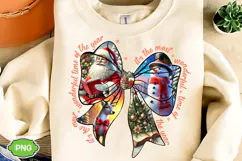 It's The Most Wonderful Time Of The Year PNG, Christmas Bow Product Image 7