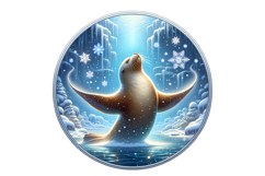 Cute Sealion Clipart - PNG File Product Image 1