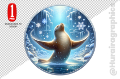 Cute Sealion Clipart - PNG File Product Image 2