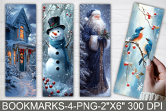 Christmas Sublimation Bookmarks Bundle | Bookmarks Printable Product Image 5