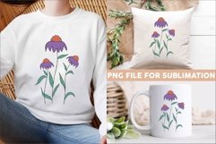 Vintage Botanical Flowers Clipart, Flower Sublimation Bundle Product Image 13