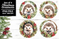 Baby Farm Animals PNG Christmas Ornaments or Coasters Product Image 13