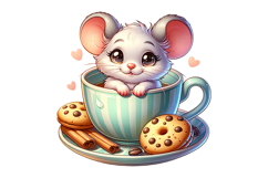 Cute Mouse Clipart - PNG File Product Image 2