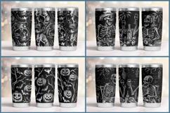 20oz Tumbler laser svg Floral wrap| Wildflowers pattern Product Image 7