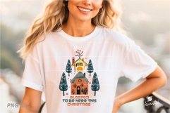 Blessed To Be Here This Christmas PNG Sublimation Product Image 1