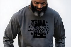 Gildan 18000 Crewneck Mockup, Oversized Mockup Model Mockup Product Image 1