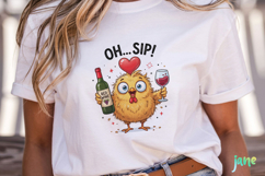Funny Animals Wine Clipart PNG Product Image 5