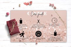 Digital Download Candle Care Canva Template Product Image 5