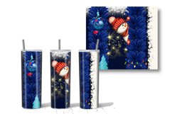 Christmas Snowman Tumbler Sublimation 20 Oz Product Image 3