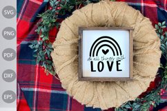 Do All Things With Love SVG Design / Valentine Tshirt Cut Product Image 3