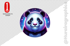 Cute Panda Clipart - PNG File Product Image 2