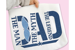 Father's Day PNG Bundle, Faux Yarn Dad PNG Bundle, Best Dad Product Image 9