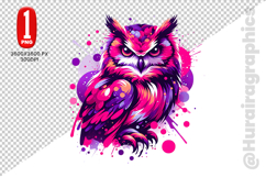 Cute Owl Clipart - PNG File Product Image 2