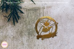 Wall Clock SVG, dxf files for cnc, clock face svg file Product Image 4