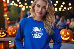 Gildan 18000 Black Mockup, Halloween Gildan 18000 Mockup Product Image 1