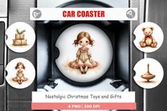 Nostalgic Christmas Toys Car Coaster Product Image 1