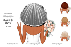 African American Bride Clipart Product Image 1