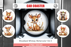 Woodland Whimsy Car Coaster Product Image 1