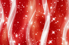 A red background with sparkling white lights &amp; wavy Product Image 1