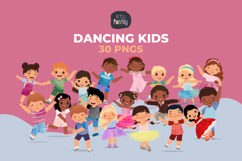 Kids Dancing Clipart Bundle Product Image 1