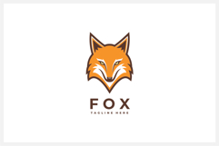 Fox Head Logo Design Vector Illustration Product Image 1