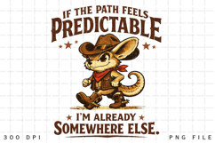 Predictable Path Cowboy Mouse Quote Product Image 3
