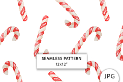Christmas Sweet Seamless Pattern, Digital Paper Product Image 1