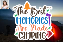 Camping Sticker SVG Bundle Product Image 14