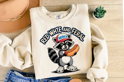 Red White and Feral svg | Svg Files for Cricut | Shirt Svg Product Image 2