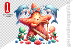 Star Fish Clipart- PNG File Product Image 1