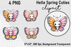 Hello spring cuties clipart Product Image 1