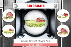 Car Coaster Summer Barn Product Image 1