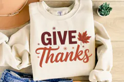 Give Thanks Svg | Thanksgiving Svg | Shirt Svg Product Image 2