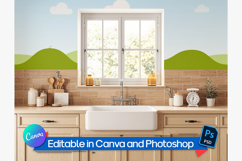 Kitchen Wallpaper Mockup Product Image 2