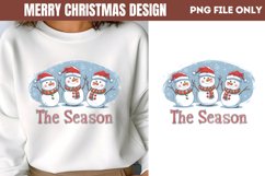 Tis The season Merry Christmas Design Sublimation P Product Image 1