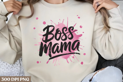 Boss mama PNG, Mothers Day Sublimation PNG Product Image 1