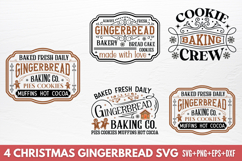 Christmas Gingerbread SVG Designs Product Image 1
