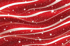 A vibrant red background with white sparkles and glittery Product Image 1