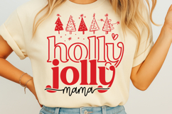 Holly Jolly Mama SVG Product Image 2