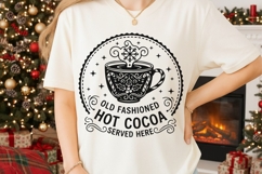 Old Fashioned Hot Cocoa Served Here Svg, Hot Chocolate Svg. Product Image 2