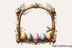 Steampunk Easter Sublimation Clipart PNG Product Image 1