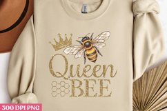 Queen Bee PNG, Bee Sublimation PNG Product Image 2