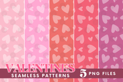 St Valentine&#039;s Day Hearts Cupid Love Seamless Pattern Bundle Product Image 1