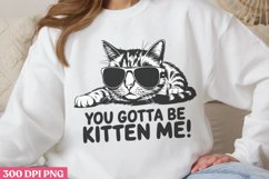 You Gotta Be Kitten Me! PNG, Funny Cat Sublimation PNG Product Image 2