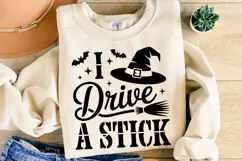 I Drive a Stick Svg | Halloween Svg | Shirt Svg Product Image 2