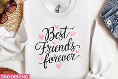 Best Friends Forever PNG, Friendship Sublimation PNG Product Image 2