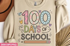 100 Days of School PNG Product Image 2
