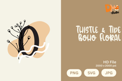 Thistle &amp; Tide Boho Floral Monogram Product Image 1