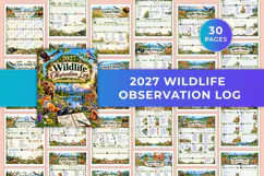 2027 Wildlife Observation Log Kdp interiors Product Image 1